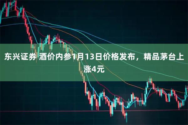 东兴证券 酒价内参1月13日价格发布，精品茅台上涨4元