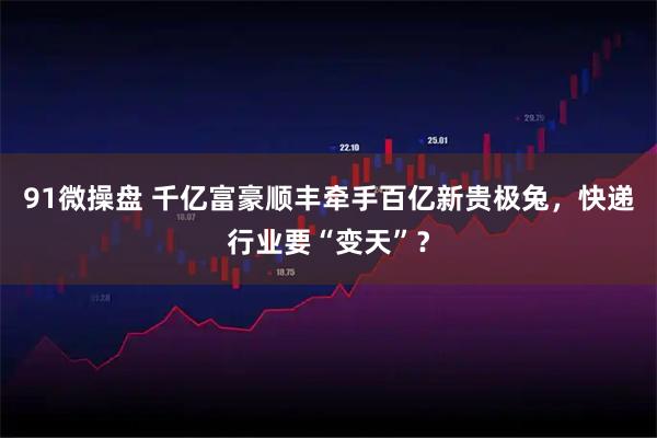 91微操盘 千亿富豪顺丰牵手百亿新贵极兔，快递行业要“变天”？